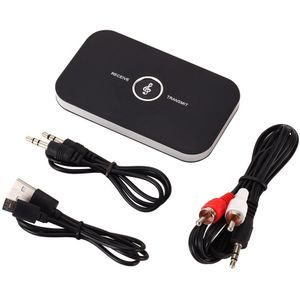 B6 Bluetooth-Compatibele Zender Ontvanger Draadloze Audio Adapter Voor Pc Tv Hoofdtelefoon Auto Met 3.5Mm Aux Muziek Ontvanger sender