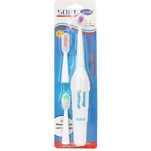 Sonic Elektrische Tandenborstel Waterdicht Zacht Haar Tand Borstels Creatieve Grote Knop Smart Tandenborstel Thuis Batterij Tandenborstel