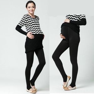 Hoge Elastische Zwangere Vrouwen Leggings Verstelbare Hoge Taille Moederschap Dikke Broek Maag Lift Clothings Voor Vrouwen