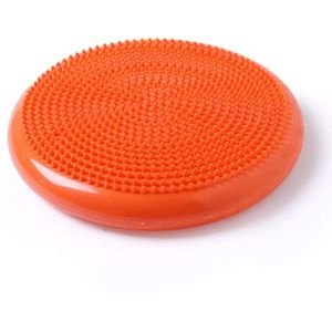 Duurzaam Opblaasbare Yoga Massage Bal Pad Sport Gym Fitness Indoor Saldoschijf Kussen Mat Stoel Zitkussen Met Naalden 33cm