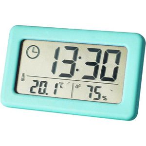 Digitale Wekker Thermometer Hygrometer Meter Elektronische Vochtigheid Monitor Klok Voor Thuis Slaapkamer Kinderen Kamer Decoratie