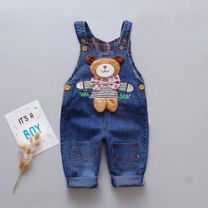 Ienens Meisjes Jongens Denim Overalls Lange Broek Peuter Tuinbroek Kids Baby Boy Jeans Jumpsuit Kleding Kleding Outfits Broek