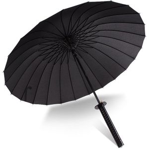 Japanse Samurai Paraplu Sterke Winddicht Semi Automatische Lange Paraplu Grote Man En Vrouwen Zaken Paraplu Heren Paraguas
