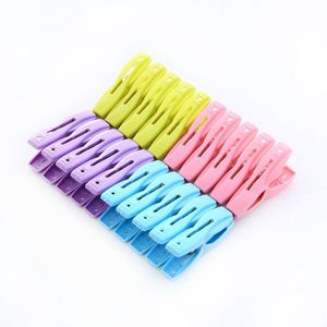20Pcs Multi-color Plastic Wasknijper Sterke Winddicht Wasknijper Kunststof Kleding Clip Ondergoed Sokken Wasknijpers Kleding Pin