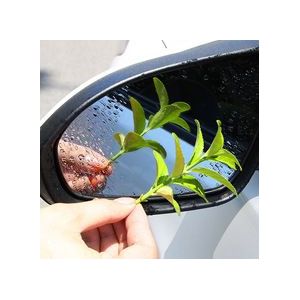 2Pcs Auto Achteruitkijkspiegel Beschermende Film Regendicht Anti Fog Anti Glare Auto Anti Mist Venster Film Achteruitkijkspiegel Clear folie