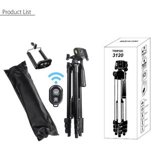 Buitenlandse Handel 3110 Aluminium Bluetooth Live Selfie Statief Mobiele Telefoon Single-Lens Reflex Camera Camera Fishin