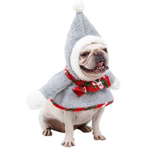 Sneeuwpop Cosplay Grote Honden Kat Winter Kerst Kostuums Jaar Kleding Dierbenodigdheden Warm Puppy Hond Accessoires