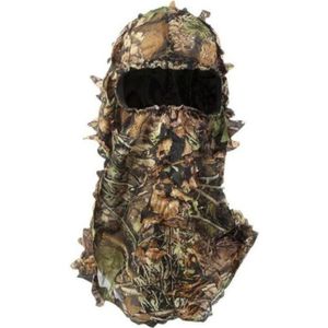 Maple Leaf Patroon Camouflage Ghillie Suits Caps Handschoenen Kap Hoofd Netto Eyehole Opening Sjaal