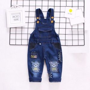 Ienens Kids Baby Jumper Jongens Meisjes Overalls Kleding Kleding Jeans Peuter Jumpsuit Baby Jongen Meisje Casual Jumpsuit Broek