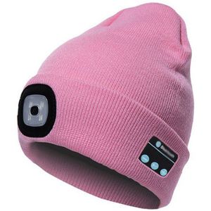 Bluetooth Led Gebreide Beanie Hoed Ingebouwde Stereo Speakers Knit Cap Voor Camping Running Vissen YS-BUY