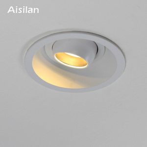 Aisilan Verzonken LED Downlight Hoek Verstelbare Ingebouwde LED Spot light Inbouw AC90-260V Wit 7W voor Binnenverlichting