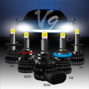 100 W/set 8 Kanten Mini Csp H11 H7 Kit Led Koplamp Canbus Lamp 6000K 18000LM Mistlampen HB3 9005 HB4 Led H1 Auto Lamp Foutloos