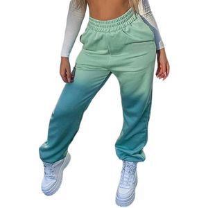 Katoen Zweet Broek Voor Vrouwen Losse Hoge Taille Winter Broek Zwart Wit Womens Joggers Joggingbroek Met Zakken