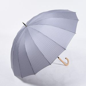 Japanse Kleine Verse 16-Bone Rechte Houten Handvat Dame Paraplu Voor Vrouwen Retro Lange Handvat Paraplu Sunny Regen adverti