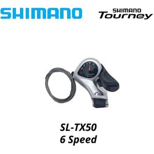 Shimano TX50 Tourney Sis SL-TX50 Fiets Versnellingspook 3*6S 3*7S 3V Links 6V Rechts 7V 18 21 Speed Paar Tx50 Shifters Gear Kabel