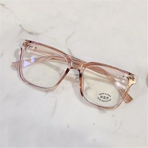 Uvlaik Anti Blauw Licht Vierkante Brilmontuur Vrouwen Mannen Trendy Big Frame Brillen Frames Dames Transparante Optische Bril