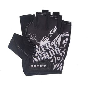 Classic Sport Handschoenen Semi-Vinger Outdoor Wanten Zeer Goede Letters Vingerloze Handschoenen Gym Mannen Vrouwen Werken Guantes