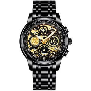 Nektom Mannen Custom Horloges Luxe Top Waterdichte Business Custom Gouden Horloge Orologio Uomo Relogios Masculino