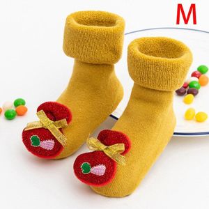 Kids Sokken Baby Jongens Meisjes Sokken Kerst Santa Herten Gebreide Warme Sokken Christmas Santa Herten Anti-Slip Gebreide Warm sokken