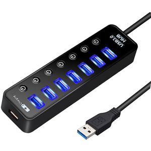 Usb Hub 3.0 Multi 4 7 Port Charger Voor Ipad Mac Book Air Pro Pc Computer Laptop Accessoires Met Power adapter Usb Splitter Hab