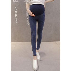 Moederschap Hoge Elastische Jeans Denim Broek Voor Zwangere Vrouwen Zwangere Dragen Denim Skinny Broek Zwangerschap Kleding Jean Broek