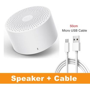 Originele Xiaomi Portable Bluetooth Speaker Mini Draadloze Bass Speakers Audio Sound Leven Waterdicht Met Hd Cirkel Wit