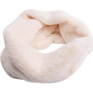 Vrouwen Mannen Winter Herfst Furry Pluche Infinity Loop Cirkel Sjaal Effen Kleur Dikker Halswarmer Thermische Buis Shawl Wrap