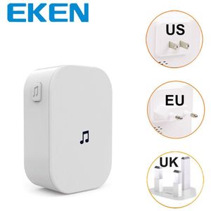 Eken Draadloze Deurbel Indoor Chime Voor Eken V7 V6 V5 Wifi Deurbel Ontvanger Ding Dong