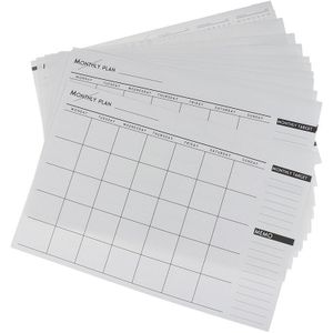 Planner Maanden Dagboek Notebook Persoonlijke Agenda Planner Organizer Business Kantoor Kantoorboekhandel Kalender Maandelijkse