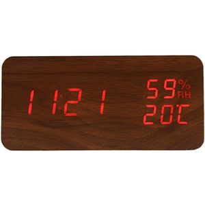 Moderne Led Wekker Temperatuur Vochtigheid Elektronische Desktop Digitale Tafel Klokken