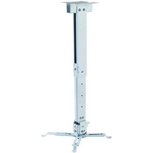 Tilt En Swivel Plafond Mount Voor Projectoren Iggual STP02-S IGG314579 -22,5 - 22,5 ° -15 - 15 ° aluminium Wit