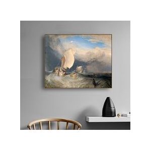 Funeral op Zee Door William Turner Muur Art Canvas Poster en Print Canvas Schilderij Decoratieve Picture voor Woonkamer Thuis decor