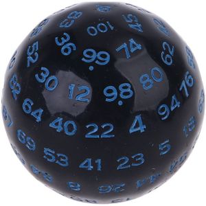 100 Kanten Polyhedrale Dobbelstenen D100 Multi Zijdige Acryl Dices Voor Tafel Bordspel