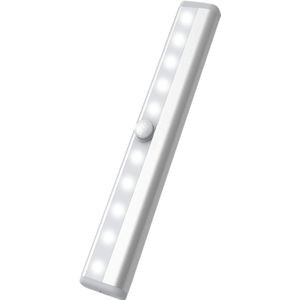 Motion Sensor Nacht Licht 10 Led Kast Verlichting Usb Oplaadbare Of Batterij Draadloze Ir Infrarood Bewegingsmelder Night Lamp