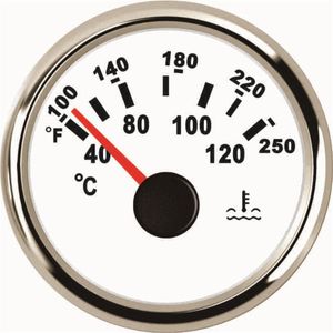 Temperatuur Sensor 52mm ronde Pointer Gauge display Voor Boot Car Auto Motor 12 v 24 v Met Waterdichte en stofdicht