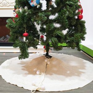 Kerstboom Rokken 48Inch Grote Gebreide Xmas Boom Matten Voor Party Home Decoratie Duurzaam Voor U Om Te Gebruiken Voor een Lange Tijd