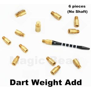 6 Stks/partij Professionele 1.5 Gram Dart Gewicht Voeg Accentuator Gereedschap Accessoires 2BA Draad