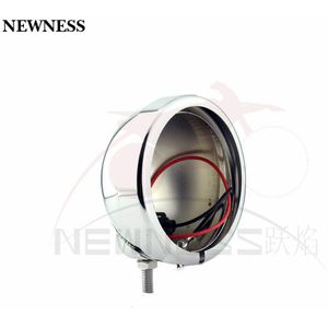 Newness 4.5 &quot;Motorcycle Koplamp Behuizing Passeren Fog Gloeilamp Emmer Montage Voor Harley Road King Electra Glide Flhxs Flhx