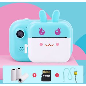Kids Instant Camera Voor Kinderen Print Camera 1080P Digitale Camera Voor Kinderen Foto Camera Speelgoed Voor Kind