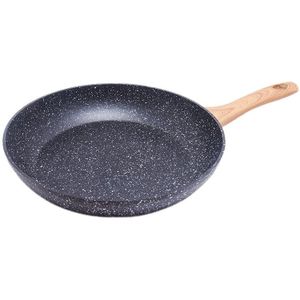 11 Inch Anti-aanbak Koekenpan Vaatwasmachinebestendig Koekenpan Voor Koken Professionele Nonstick Fry Pan Met Houten Handvat