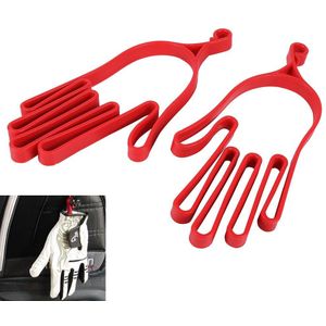 2 Stuks Rode Plastic Golf Handschoenen Brancard Golf Handschoenen Hanger Voor Outdoor Sport Golf Handschoen Hanger Houder Golf Accessoire