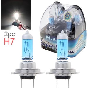 2 Stuks 12V H7 55W 6000K Wit Licht Super Bright Auto Xenon Halogeen Lamp Auto Koplamp fog Lamp Voor Auto 'S Voertuigen Suv