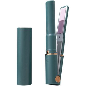 Draagbare Usb Oplaadbare Mini Cordless Krultang Stijltang Rolling Dual Haar Mini Spalk Styling Tool