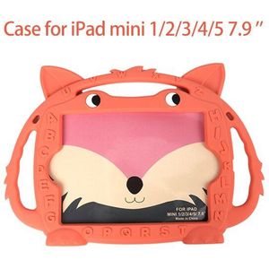 Kid Veiligheid Tablet Case Voor Ipad Mini 1 2 3 4 5 Kid Vriendelijke Carry Shockproof 7.9in Wasbare Stand Siliconen case Voor Ipad 2 3 4