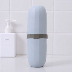 Draagbare Tandenborstel Houder Tand Mok Tandpasta Cup Bad Reizen Accessoires plastic beker tandenborstel beker badkamer accessoires