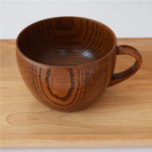 Natuurlijke Houten Cup Herbruikbare Milieubescherming Thee Koffie Melk Wijn Cupdrinkware Isolatie Water Cuphome Decoratie