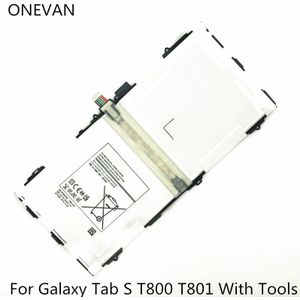 Onevan Originele Vervangende Batterij EB-BT800FBE Voor Samsung T800 T801 T805 Galaxy Tab S 10.5 SM-T805C T807 7900 Mah Met Gereedschap