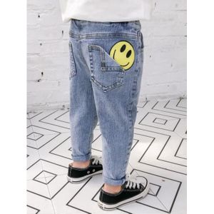 Kids Lente Katoenen Jeans Baby Jongens Broek Kinderen Lange Broek Jongens Blauw Jeans Volledige Lengte Denim Broek Broek Maat: 90-130