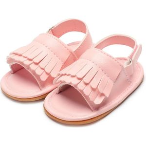 Baby Meisje Jongen Sandalen Fringe Pasgeboren Baby Peuter Zachte Anti-Slip Rubberen Zool Babyschoenen Prinses Zomer Wieg Schoenen