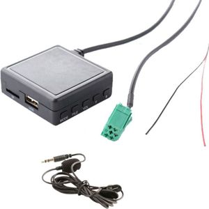 D7WD Smart Bluetooth-Compatibel Tf Usb Microfoon Ontvanger 3.5Mm Auto Aux Adapter